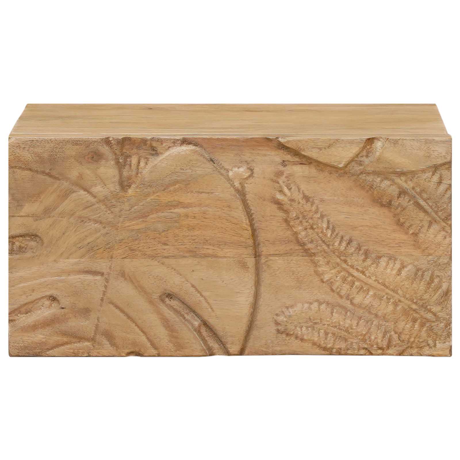 vidaXL Ręcznie wykonana szafka nocna Brąz teakowy 40 x 30 x 20 cm