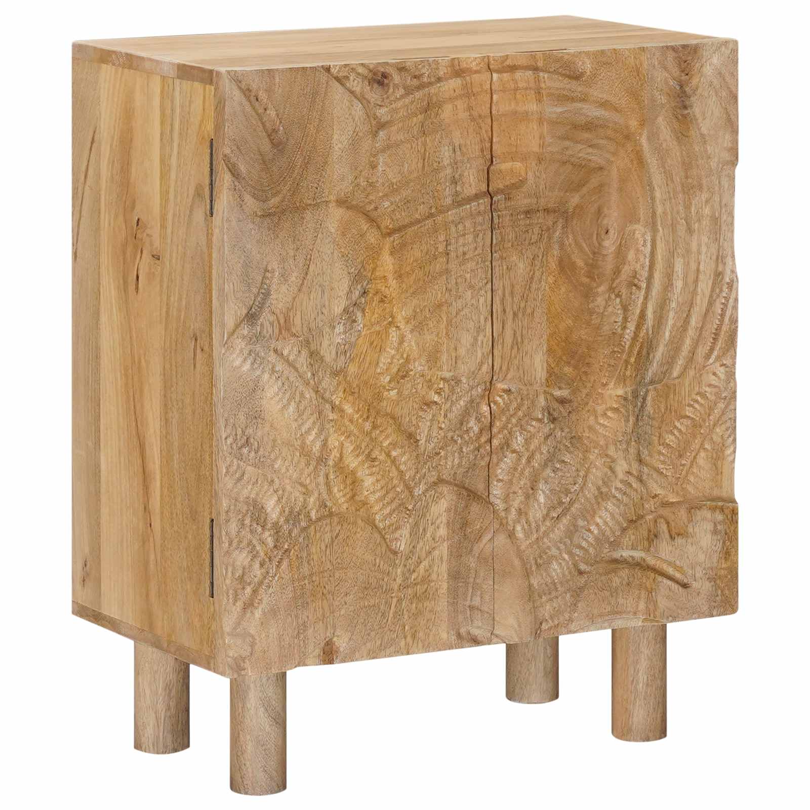 vidaXL Bufet 53 x 30 x 65 cm Drewno Mango i Drewno Inżynieryjne
