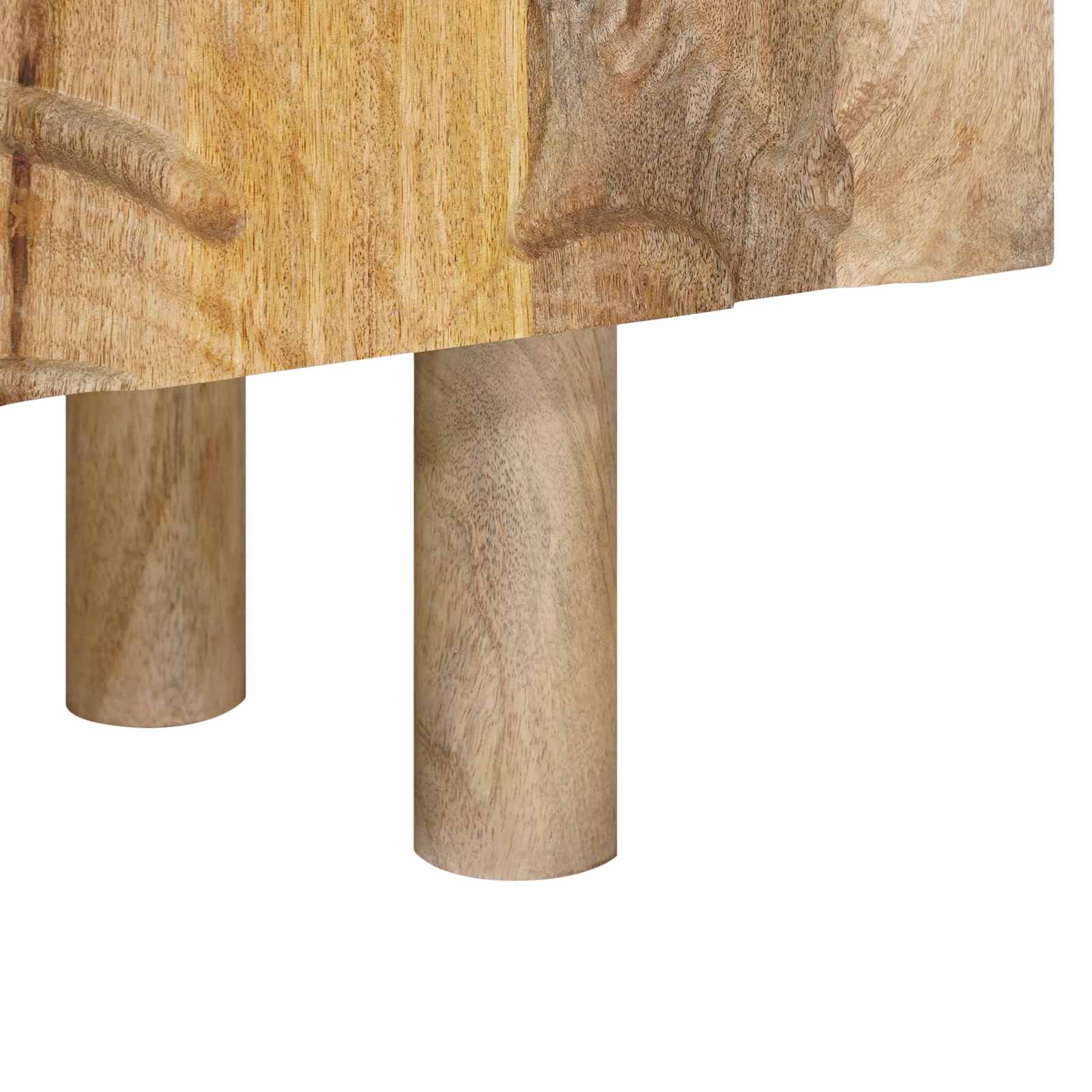 vidaXL Bufet 100 x 30 x 65 cm Drewno Mango i Drewno Inżynieryjne