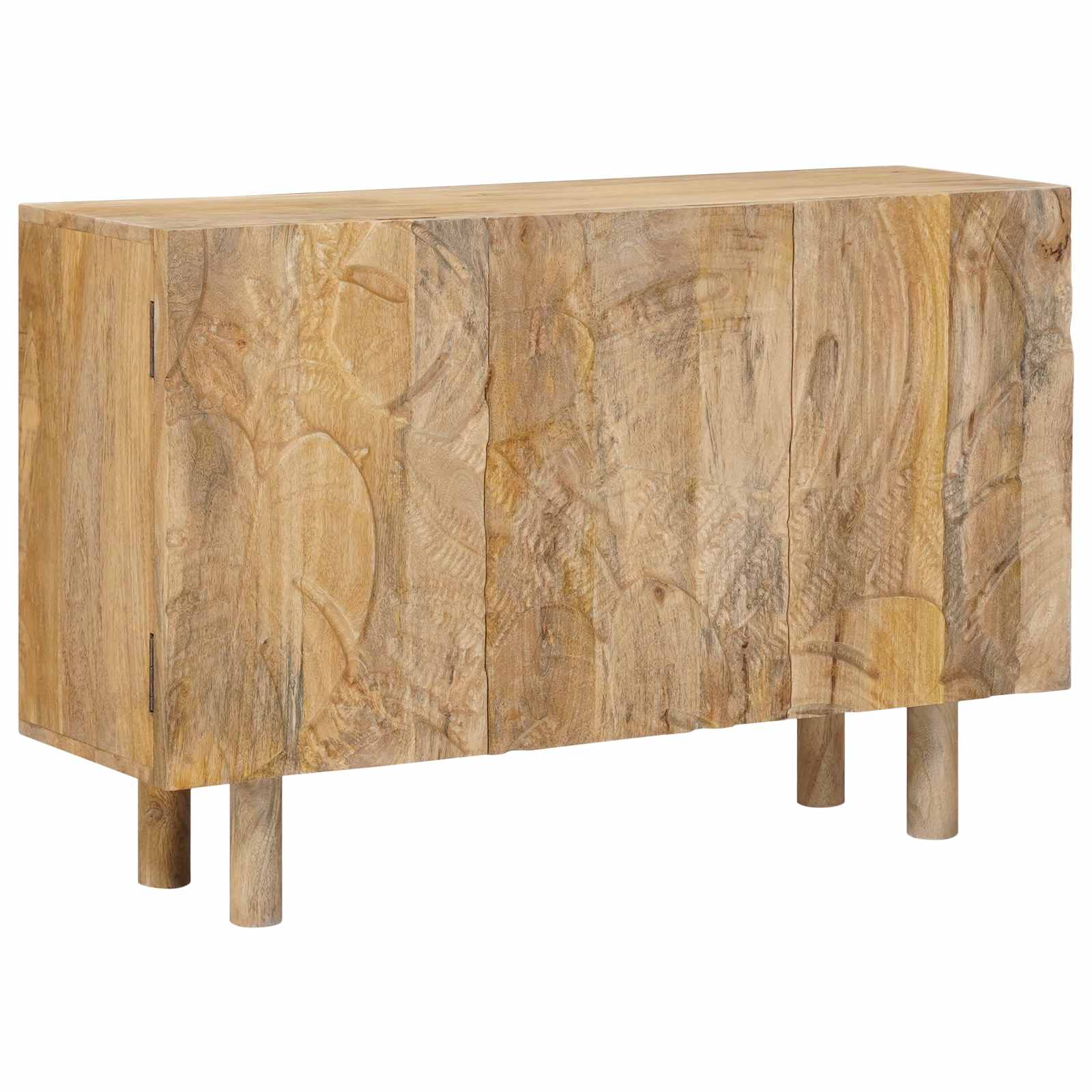 vidaXL Bufet 100 x 30 x 65 cm Drewno Mango i Drewno Inżynieryjne