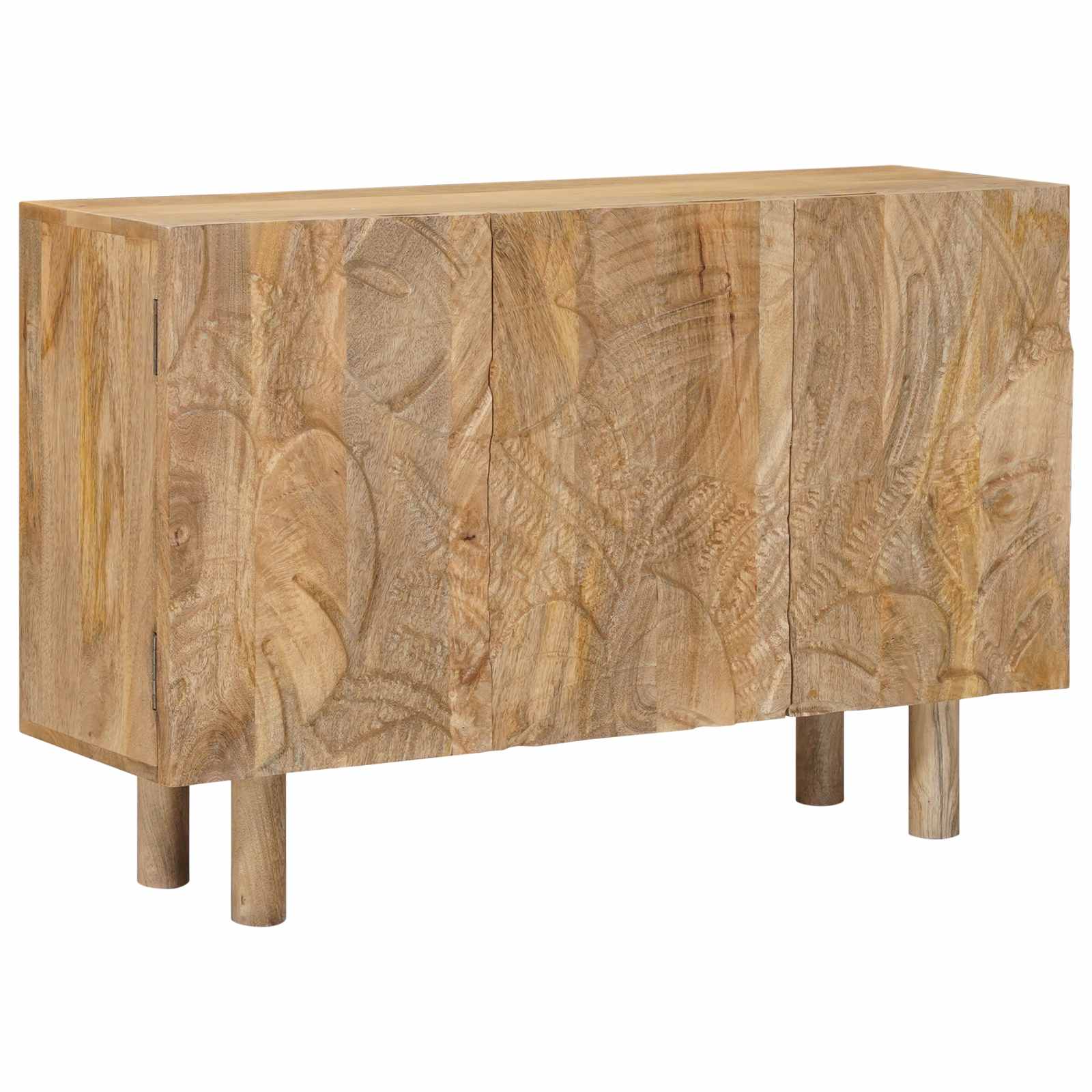 vidaXL Bufet 100 x 30 x 65 cm Drewno Mango i Drewno Inżynieryjne