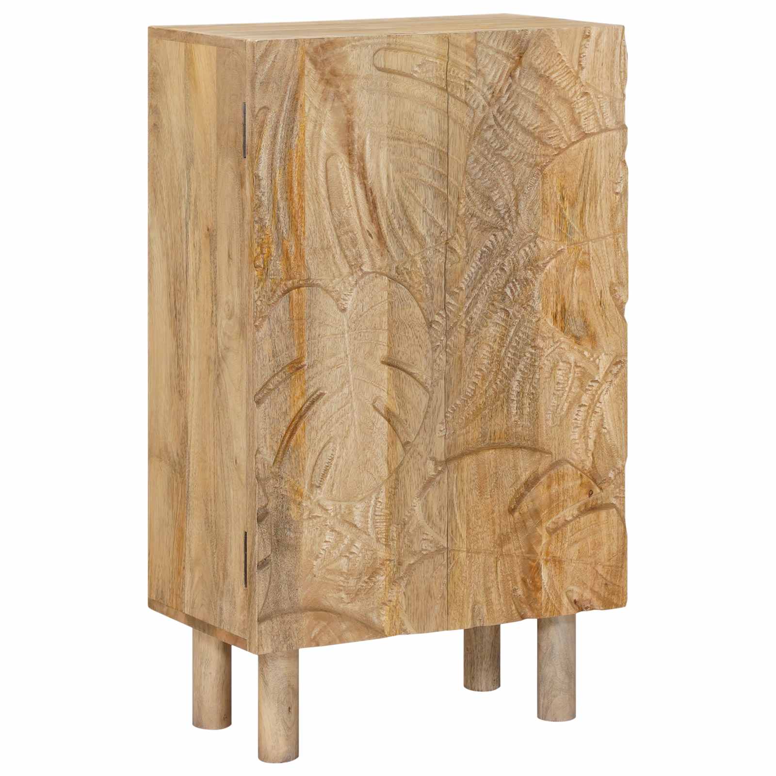 vidaXL Highboard 53 x 30 x 90 cm Drewno Mango i Drewno Inżynieryjne