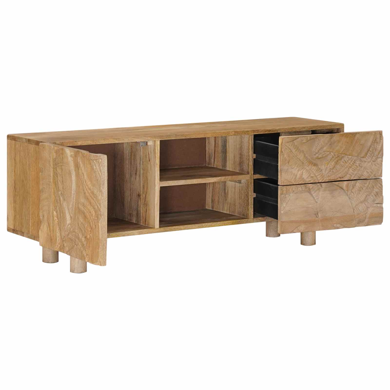 vidaXL Szafka pod telewizor z szufladą z półką 110 x 30 x 40 cm