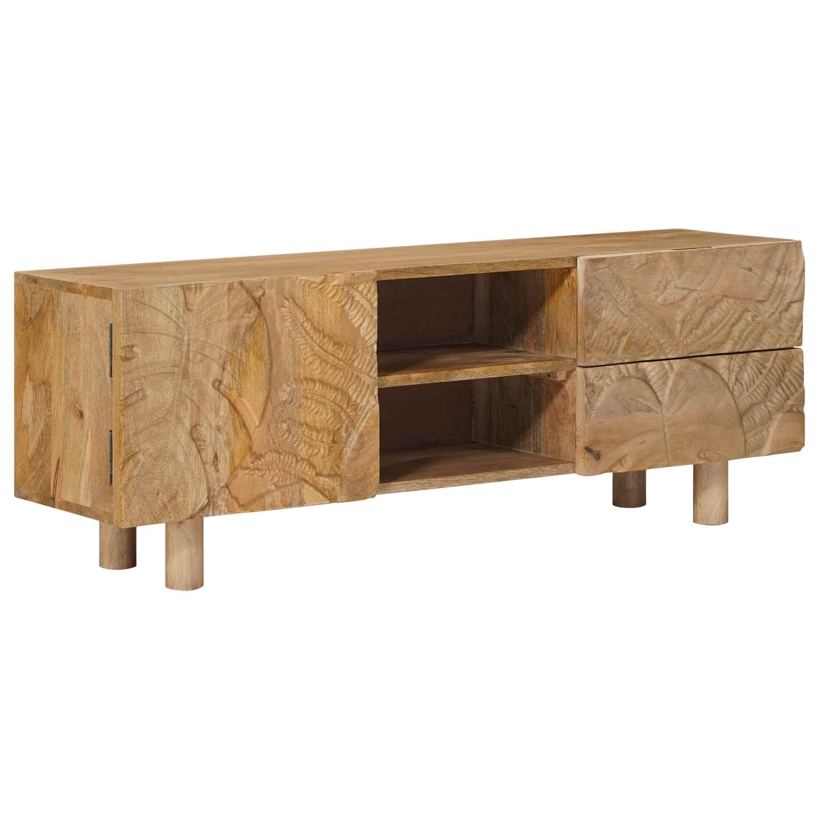 vidaXL Szafka pod telewizor z szufladą z półką 110 x 30 x 40 cm
