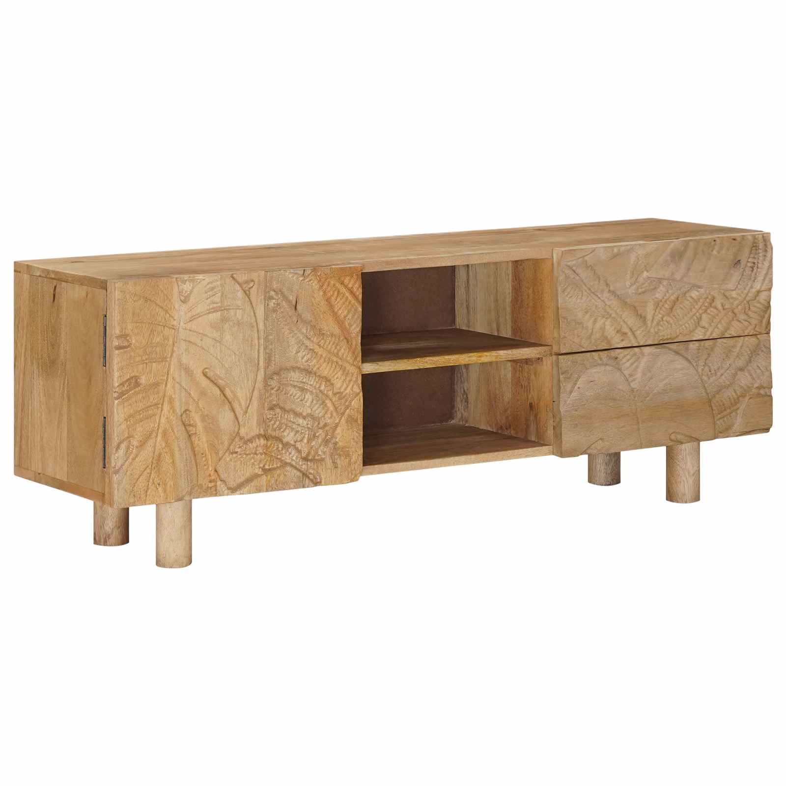 vidaXL Szafka pod telewizor z szufladą z półką 110 x 30 x 40 cm