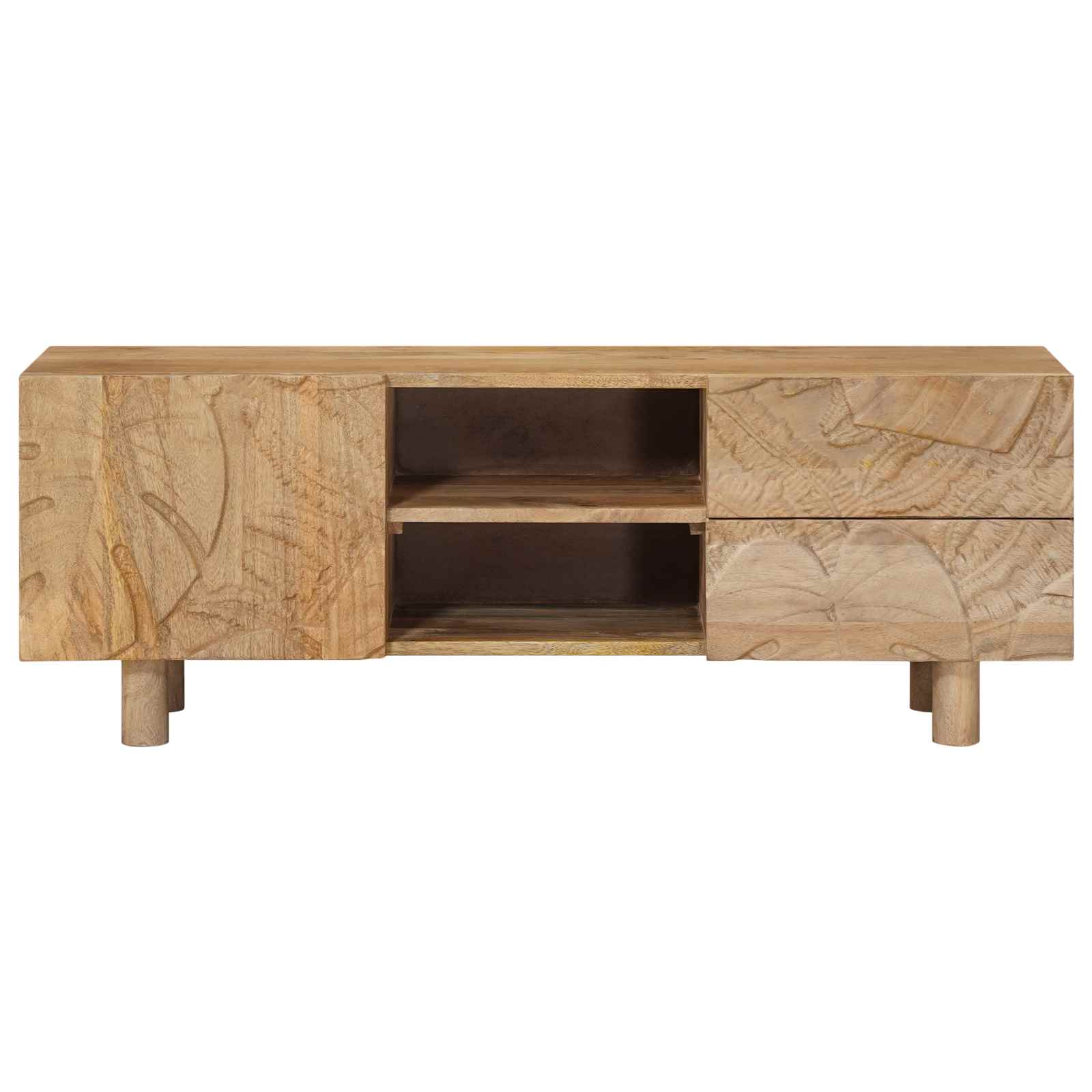 vidaXL Szafka pod telewizor z szufladą z półką 110 x 30 x 40 cm