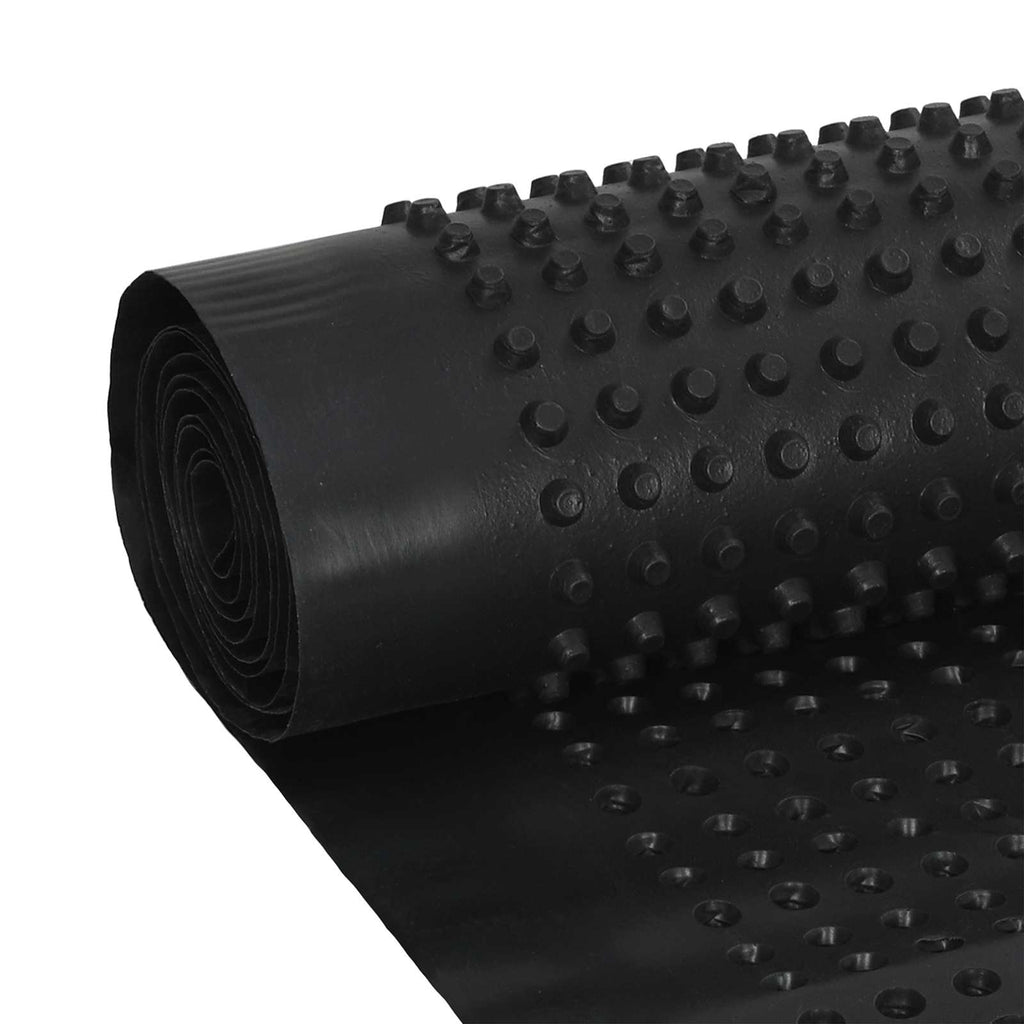 vidaXL Arkusz drenażowy z wypustkami 2 pcs Czarny 0,5 x 20 m HDPE