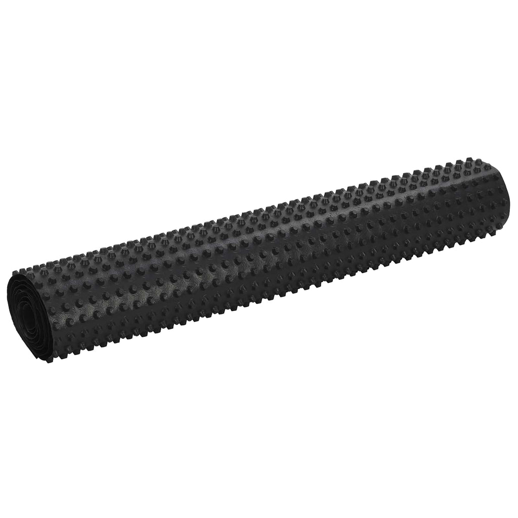 vidaXL Arkusz drenażowy z wypustkami 2 pcs Czarny 1 x 20 m HDPE