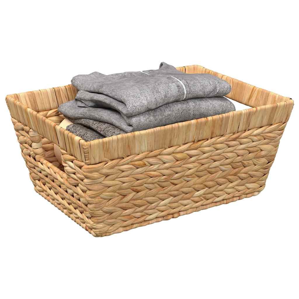 vidaXL Kosze do przechowywania 2 pcs Naturalny 38 x 28 x 15 cm