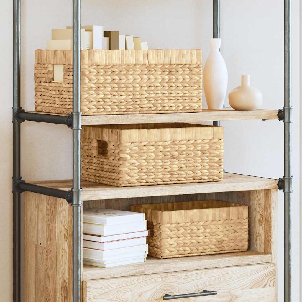 vidaXL Kosze do przechowywania 3 pcs Naturalny Hiacynt wodny