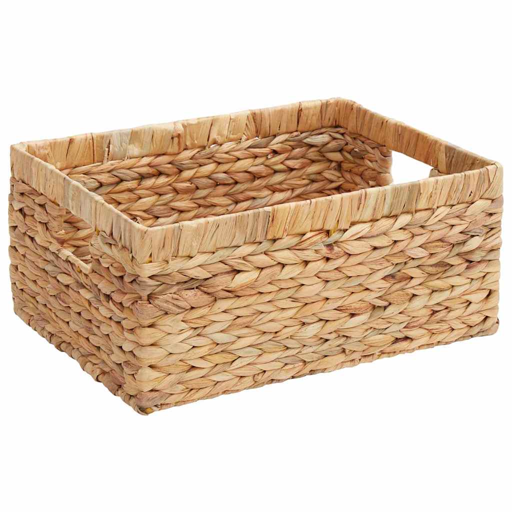 vidaXL Kosze do przechowywania 3 pcs Naturalny Hiacynt wodny