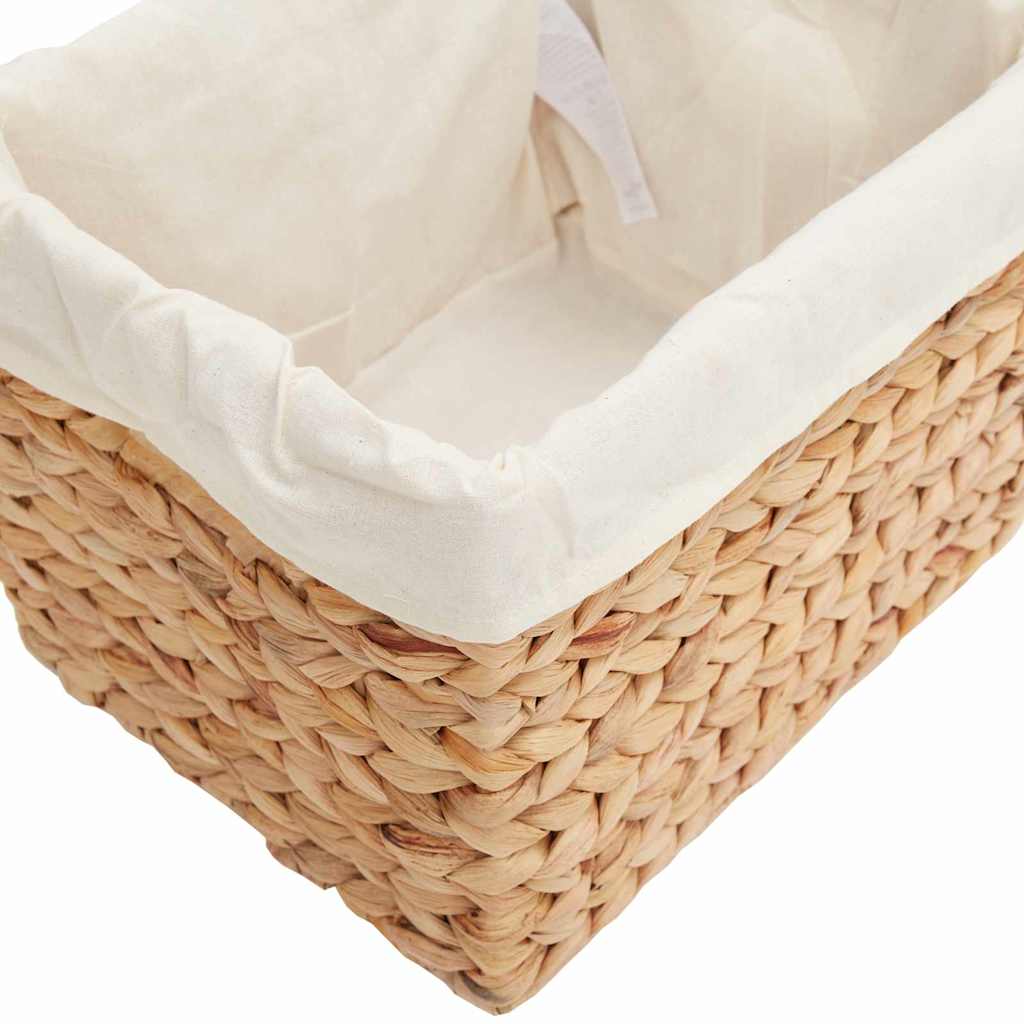 vidaXL Kosze do przechowywania 3 pcs Naturalny Hiacynt wodny