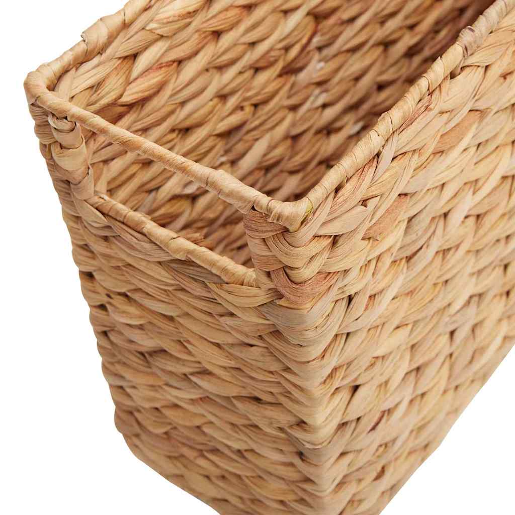 vidaXL Kosze na magazyny 2 pcs Naturalny 39 x 14 x 25 cm Hiacynt wodny