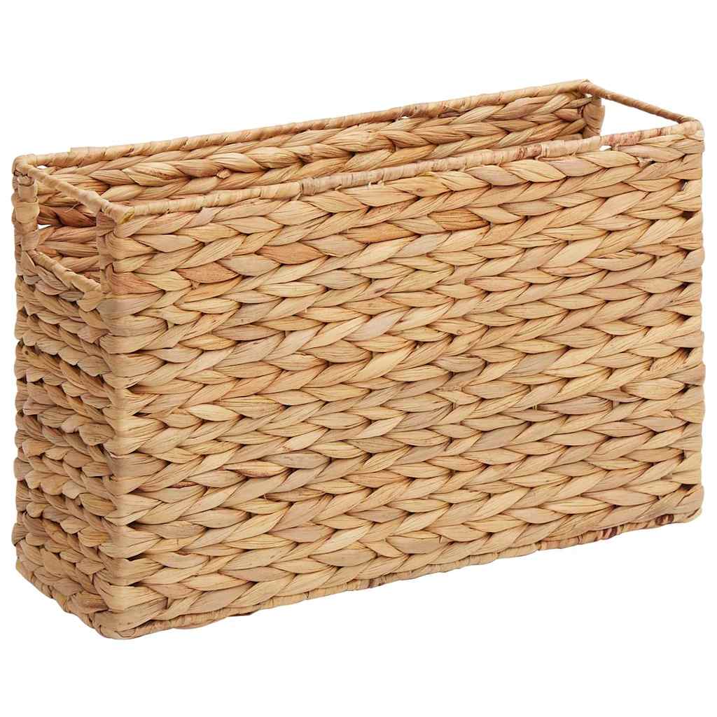 vidaXL Kosze na magazyny 2 pcs Naturalny 39 x 14 x 25 cm Hiacynt wodny