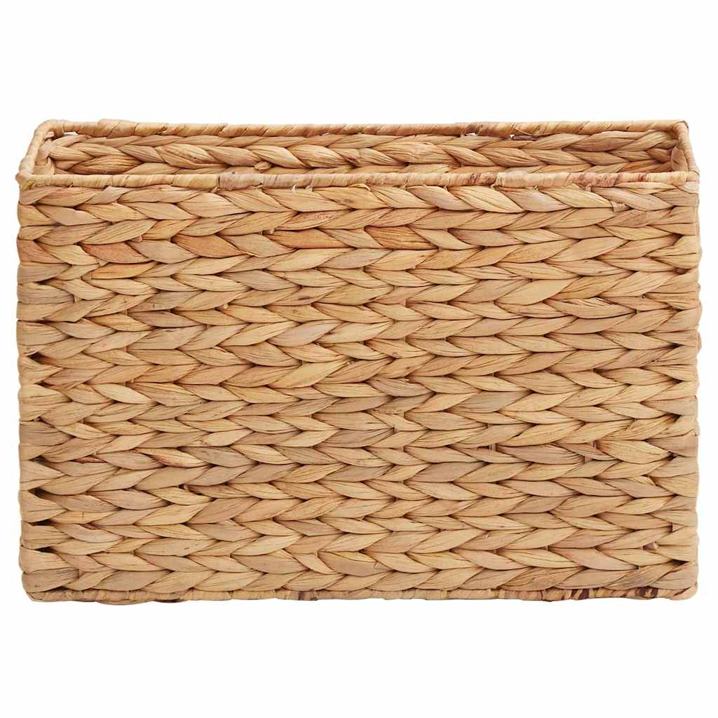 vidaXL Kosze na magazyny 2 pcs Naturalny 39 x 14 x 25 cm Hiacynt wodny