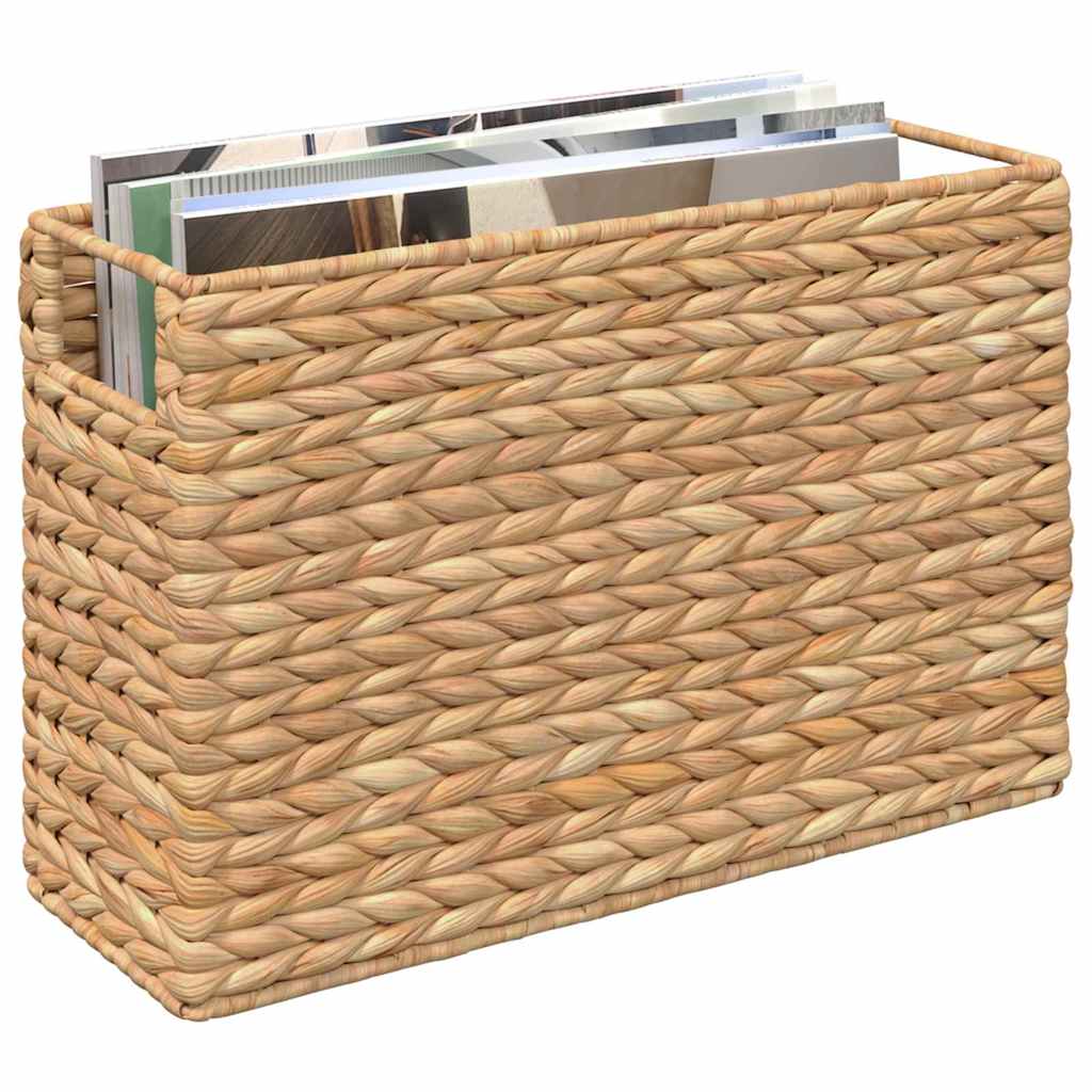 vidaXL Kosze na magazyny 2 pcs Naturalny 39 x 14 x 25 cm Hiacynt wodny