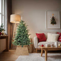 vidaXL Kołnierz do Choinki Brązowy 70 x 70 x 28 cm Hiacynt wodny