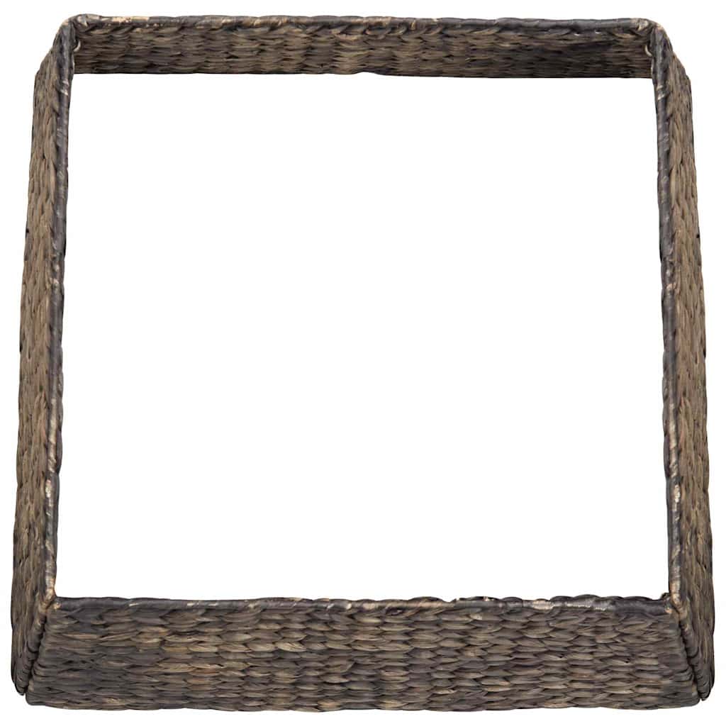 vidaXL Kołnierz do Choinki Czarny 50 x 50 x 25 cm Hiacynt wodny