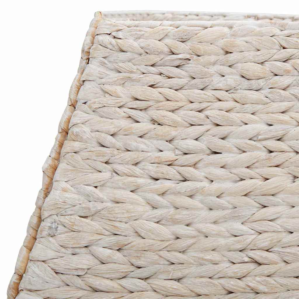 vidaXL Kołnierz do Choinki Biały 70 x 70 x 28 cm Hiacynt wodny