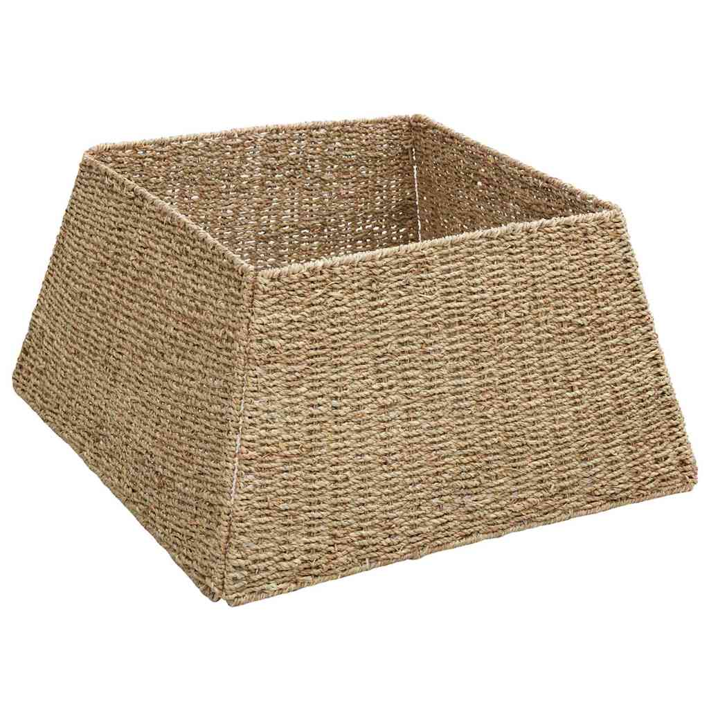 vidaXL Kołnierz do Choinki Brązowy 50 x 50 x 25 cm Trawa morska