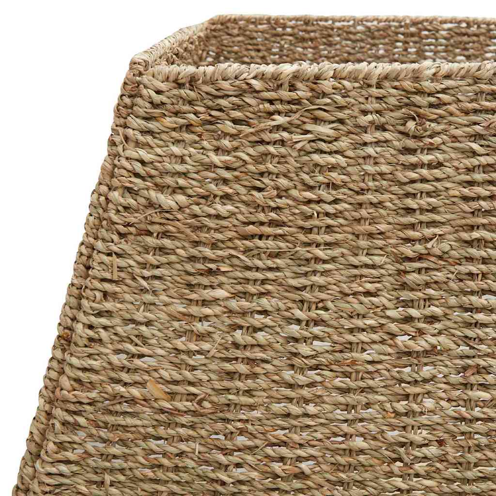 vidaXL Kołnierz do Choinki Brązowy 70 x 70 x 28 cm Trawa morska
