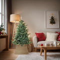 vidaXL Kołnierz do Choinki Brązowy 70 x 70 x 28 cm Trawa morska