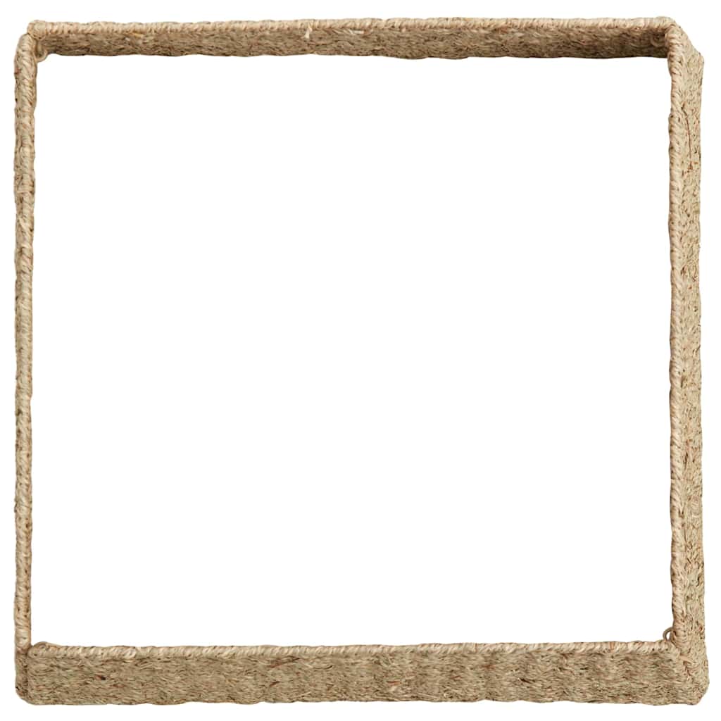 vidaXL Kołnierz do Choinki Brązowy 70 x 70 x 28 cm Trawa morska