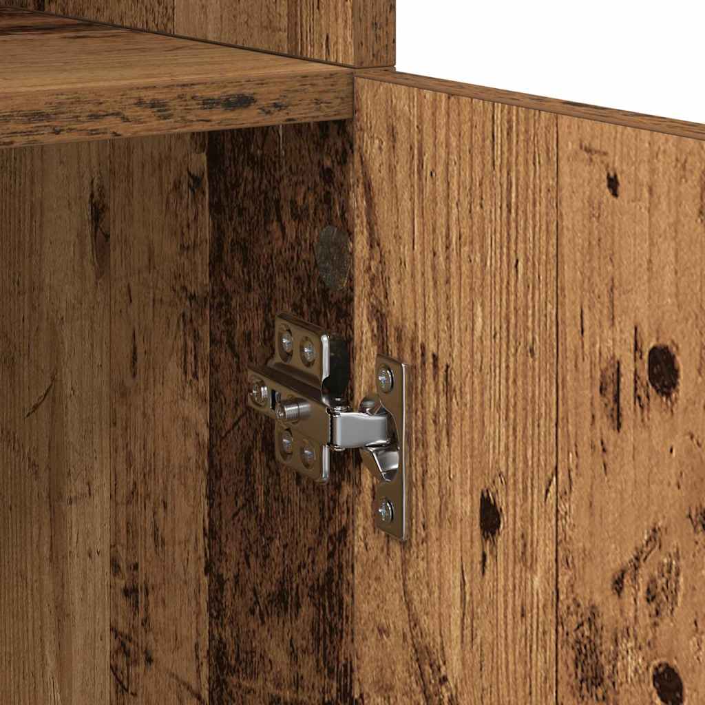vidaXL Highboard Stare drewno 80 x 42,5 x 185 cm