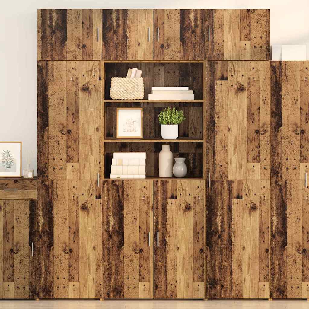 vidaXL Highboard Stare drewno 80 x 42,5 x 185 cm