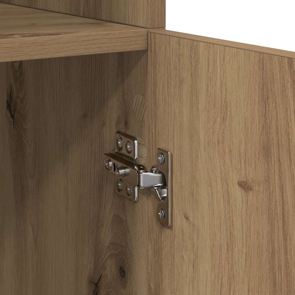 vidaXL Highboard Dąb rzemieślniczy 80 x 42,5 x 185 cm
