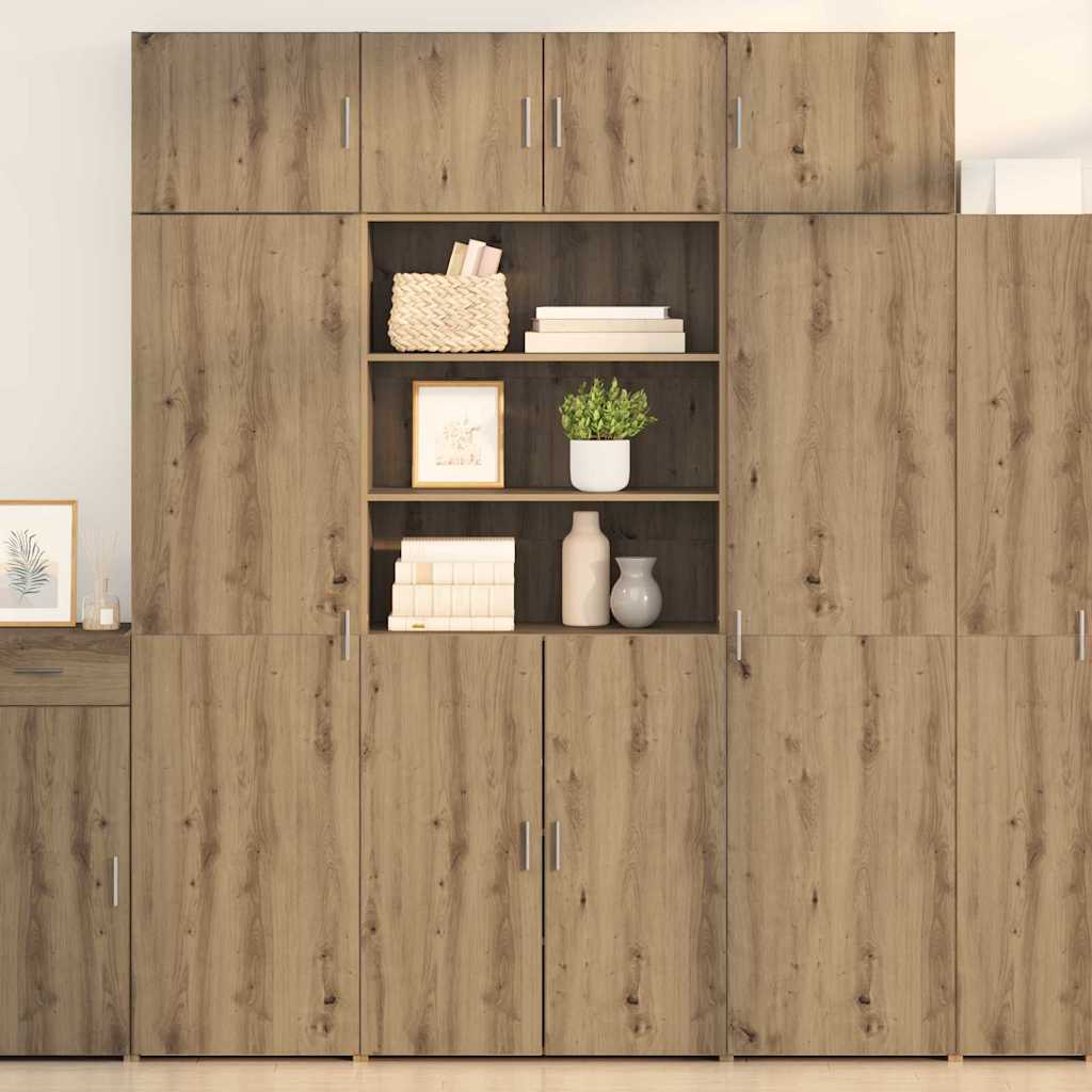 vidaXL Highboard Dąb rzemieślniczy 80 x 42,5 x 185 cm