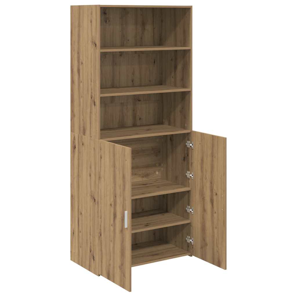 vidaXL Highboard Dąb rzemieślniczy 80 x 42,5 x 185 cm
