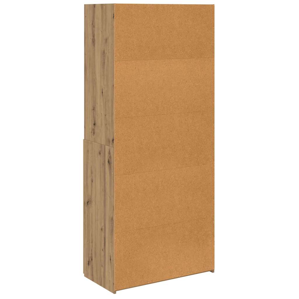 vidaXL Highboard Dąb rzemieślniczy 80 x 42,5 x 185 cm