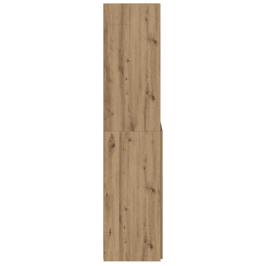 vidaXL Highboard Dąb rzemieślniczy 80 x 42,5 x 185 cm
