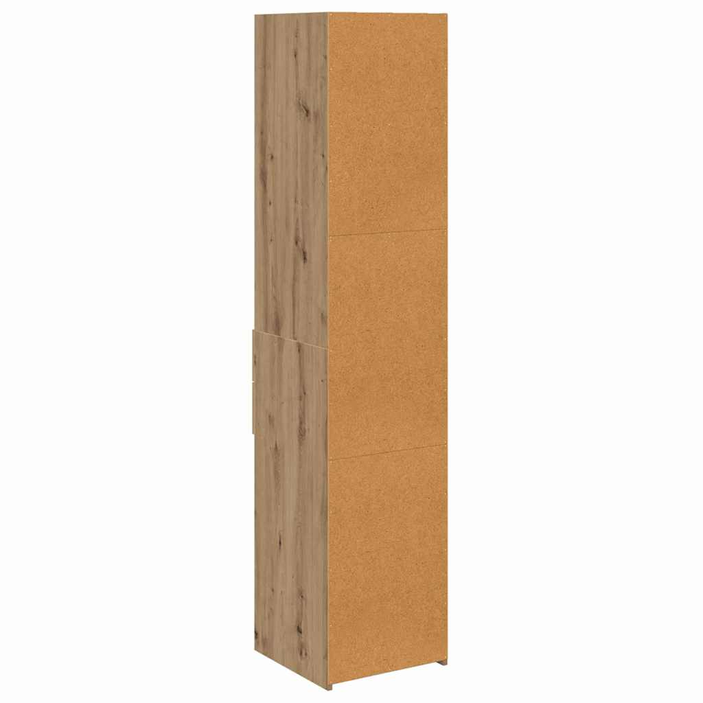 vidaXL Highboard z szufladą Dąb rzemieślniczy 40 x 42,5 x 185 cm