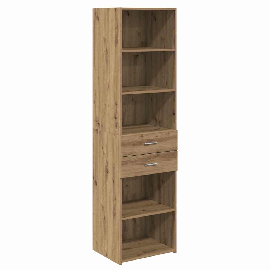 vidaXL Highboard z szufladą Dąb rzemieślniczy 50 x 42,5 x 185 cm