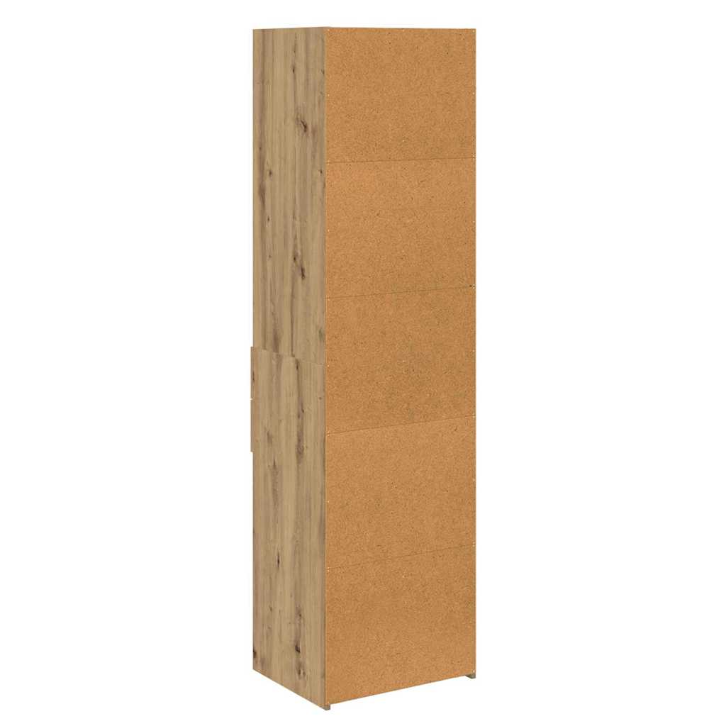 vidaXL Highboard z szufladą Dąb rzemieślniczy 50 x 42,5 x 185 cm