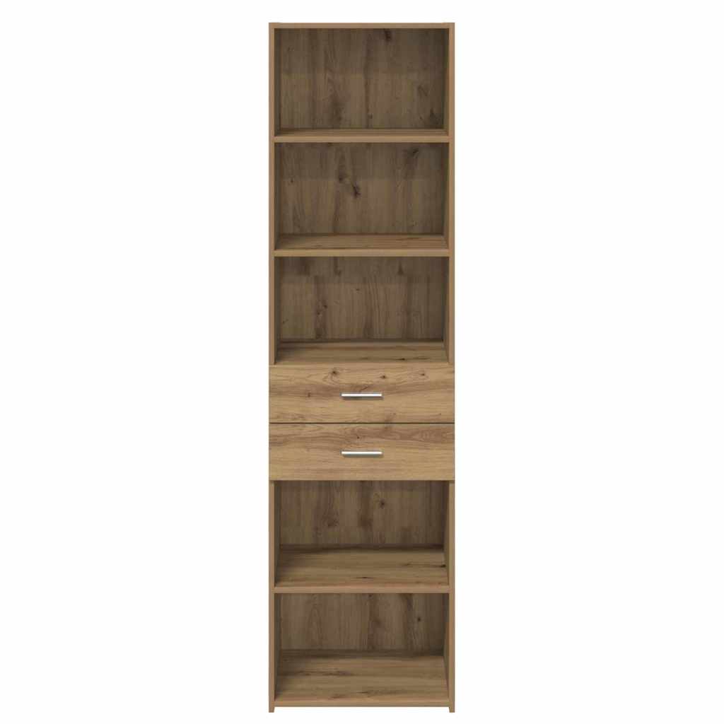 vidaXL Highboard z szufladą Dąb rzemieślniczy 50 x 42,5 x 185 cm
