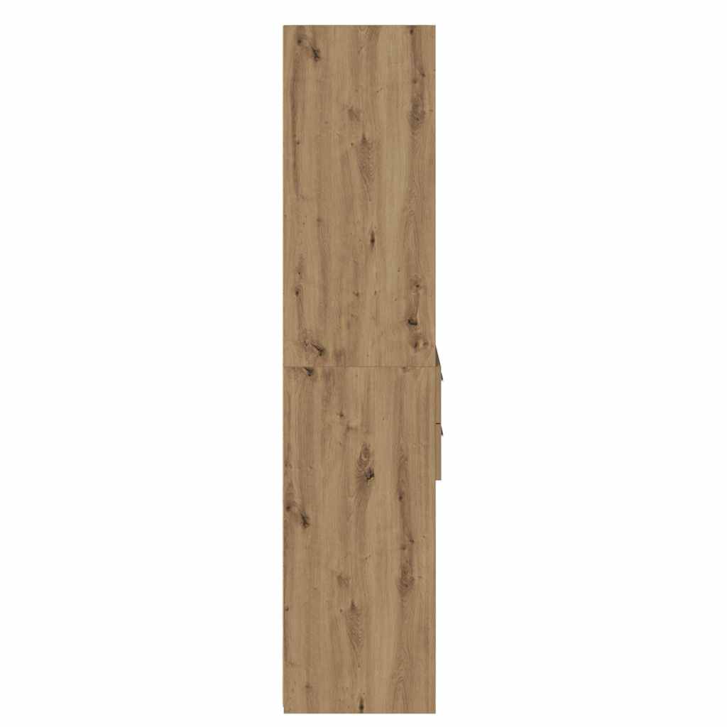 vidaXL Highboard z szufladą Dąb rzemieślniczy 50 x 42,5 x 185 cm