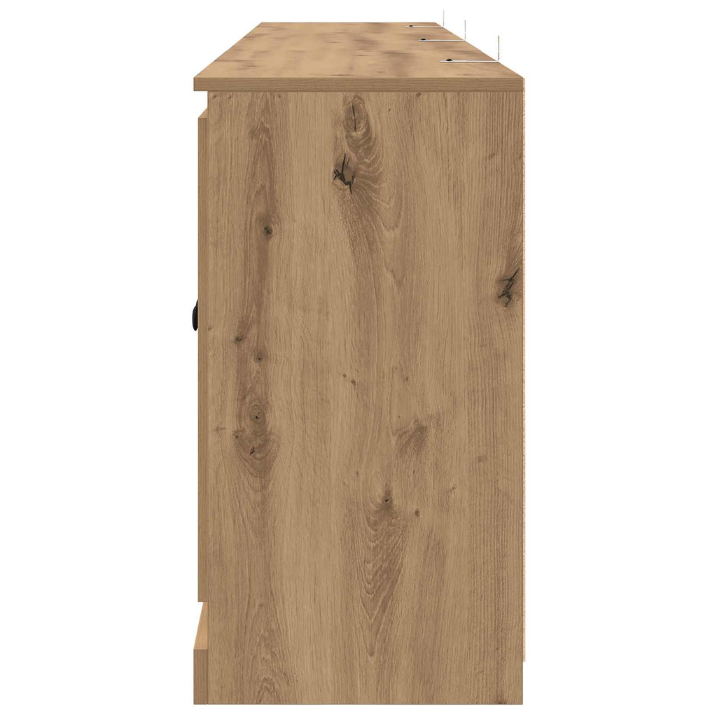 vidaXL Komody 3 szt. Dąb artisan 210 x 35,5 x 67,5 cm