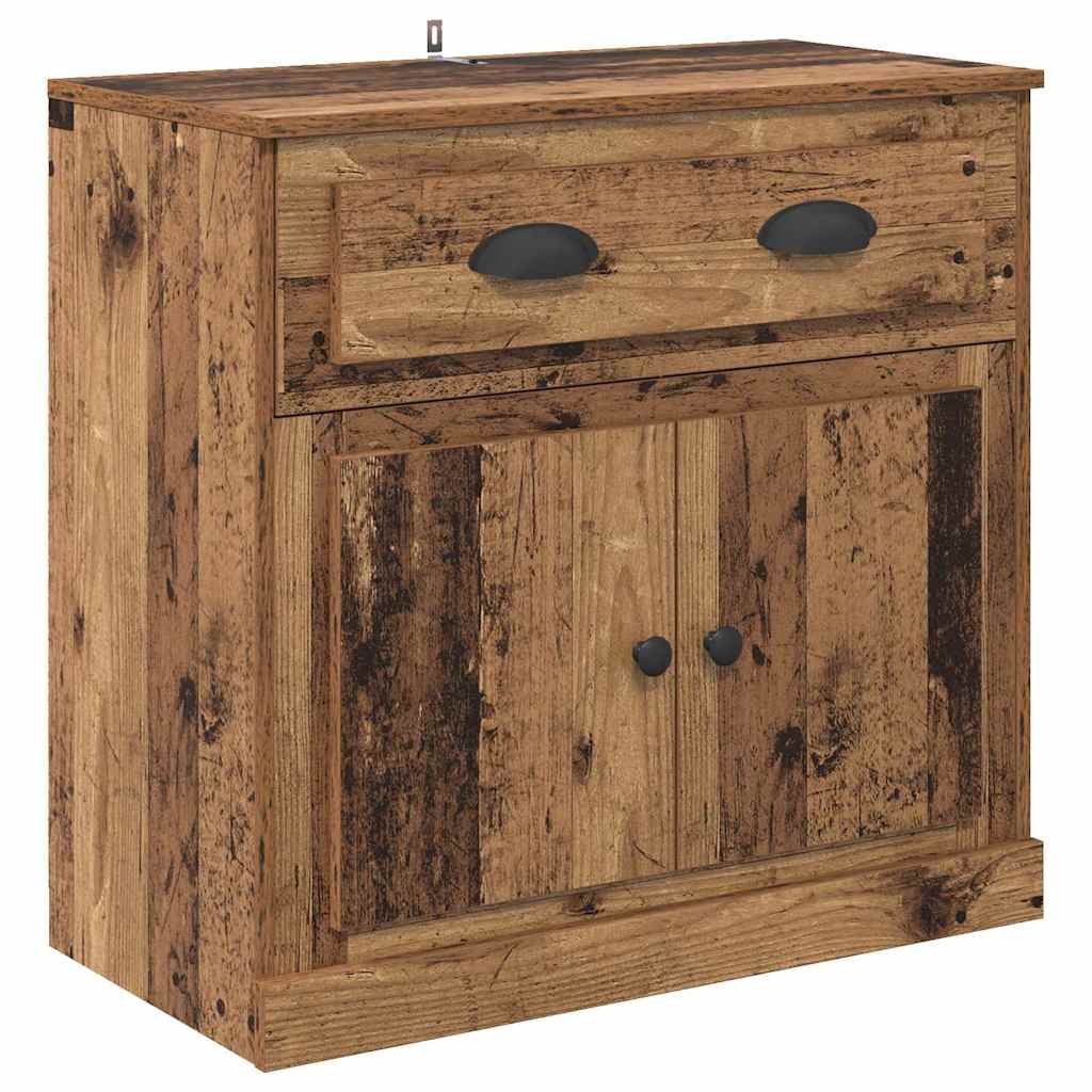 vidaXL Komody 2 szt. Stare drewno 70 x 35,5 x 67,5 cm