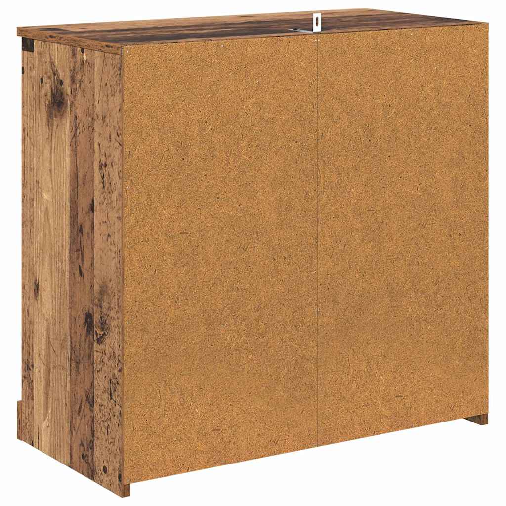 vidaXL Komody 2 szt. Stare drewno 70 x 35,5 x 67,5 cm