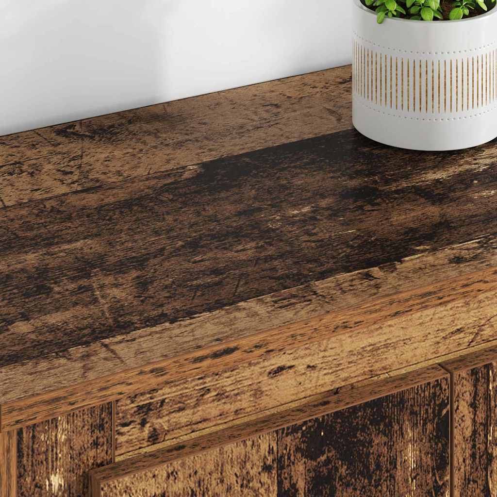 vidaXL Highboard z szufladą 3 pcs Stare drewno Materiał drewnopochodny