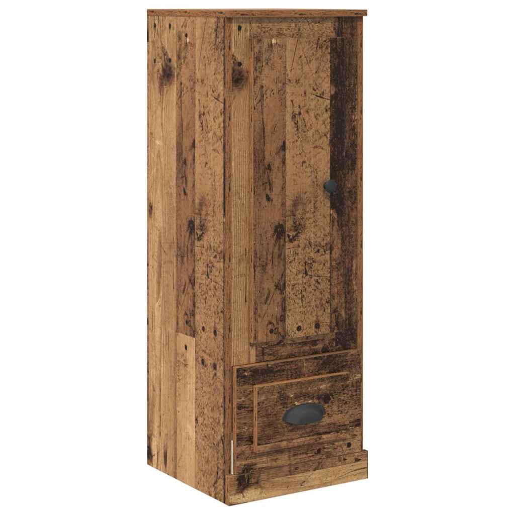vidaXL Highboard z szufladą 3 pcs Stare drewno Materiał drewnopochodny