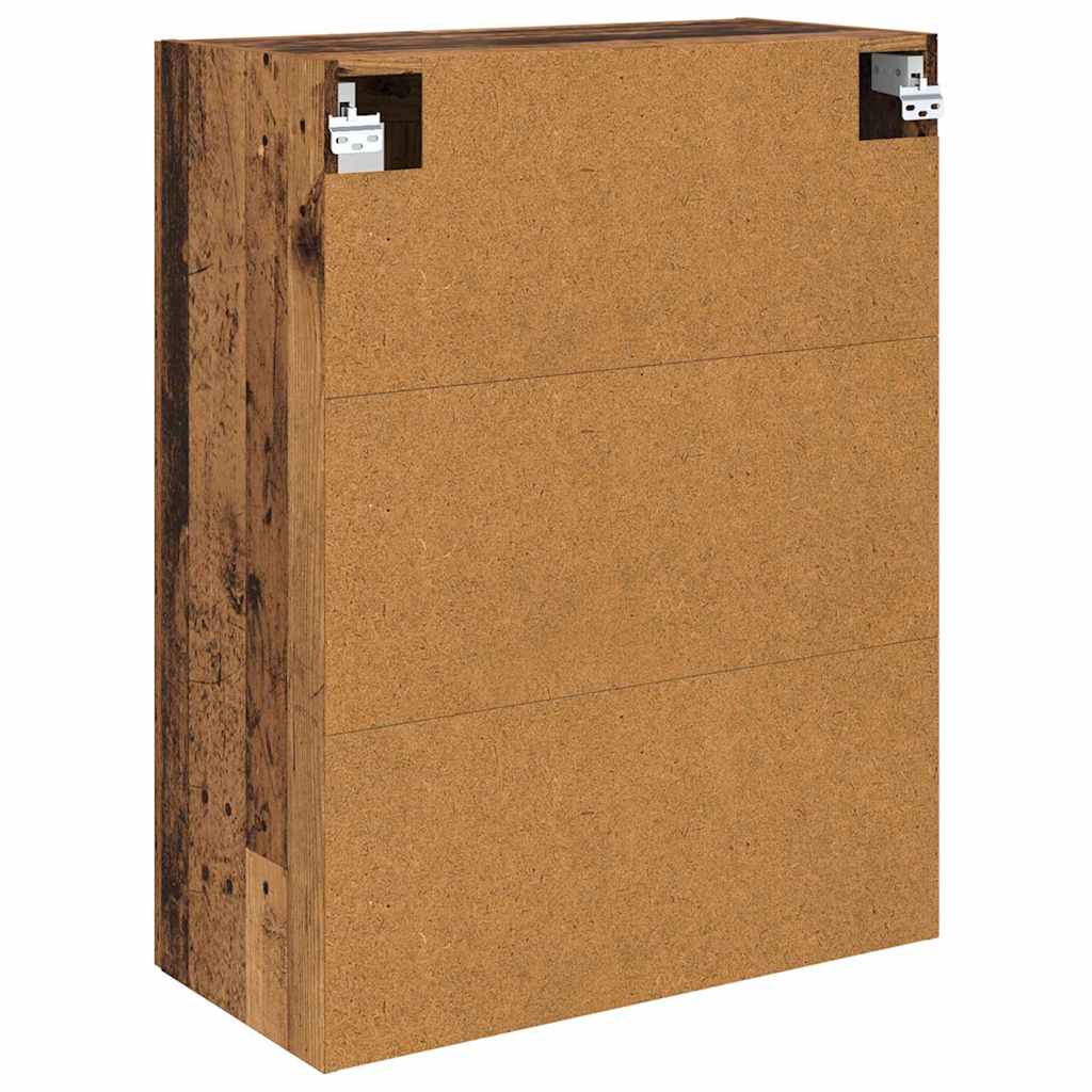 vidaXL Szafki ścienne 2 pcs Stare drewno 69,5 x 34 x 90 cm