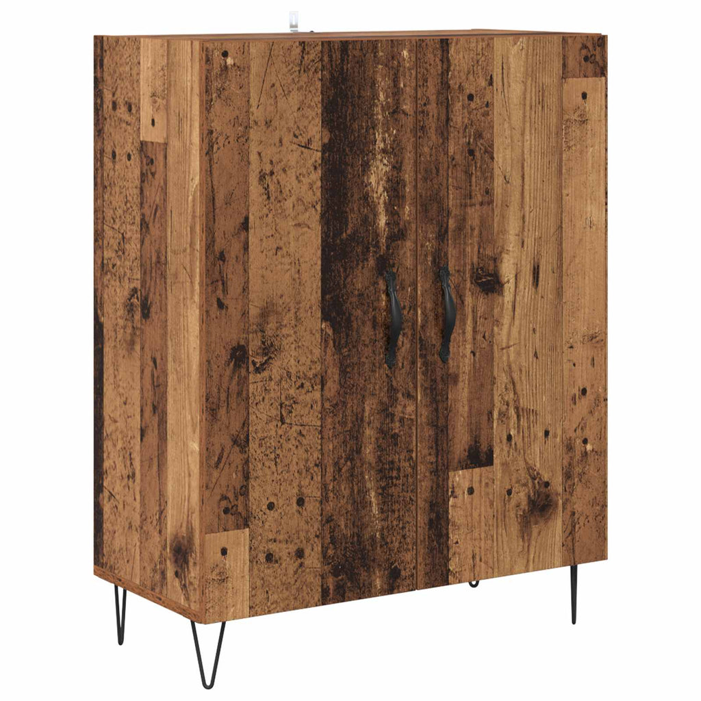 vidaXL Highboard Stare drewno 69,5 x 34 x 180 cm