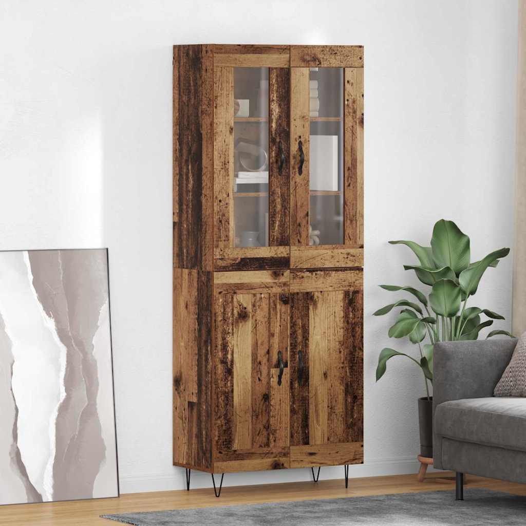 vidaXL Highboard Stare drewno 69,5 x 34 x 90 cm