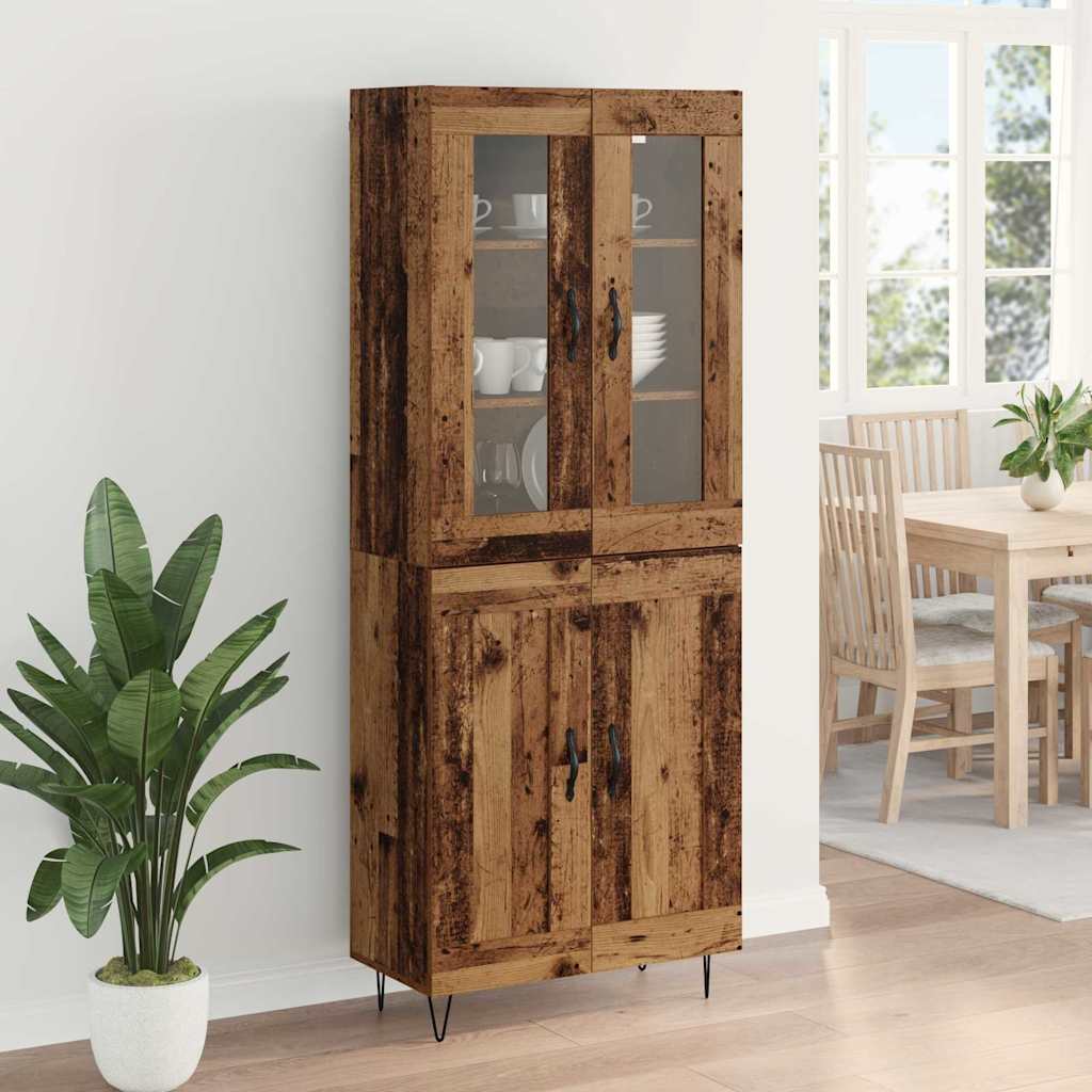 vidaXL Highboard Stare drewno 69,5 x 34 x 90 cm