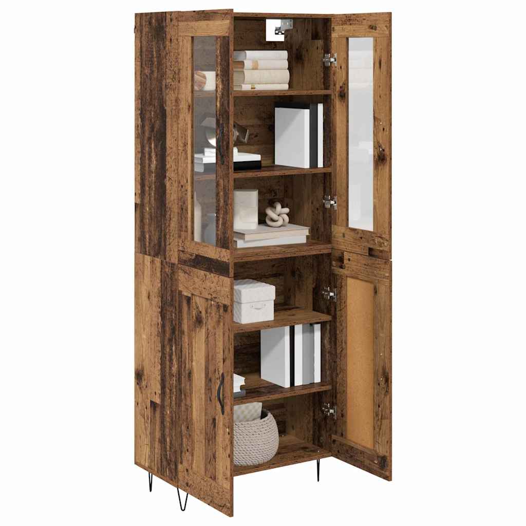 vidaXL Highboard Stare drewno 69,5 x 34 x 90 cm