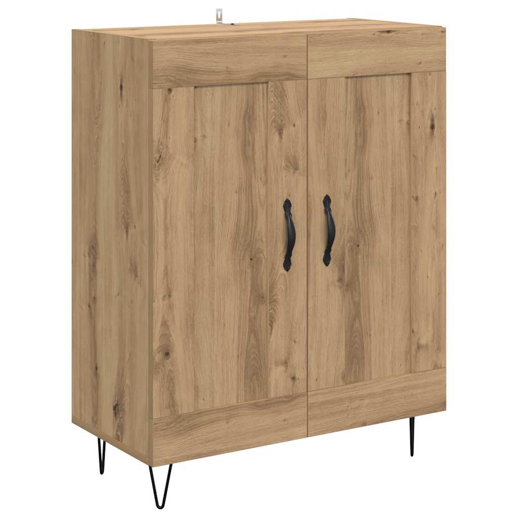 vidaXL Highboard Dąb rzemieślniczy 69,5 x 34 x 90 cm